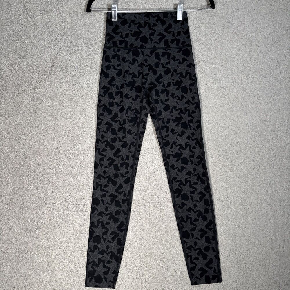 Aerie Women’s Size S Leggings Black With Grey Stars Athleisure